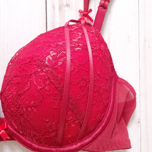 NWT Adore Me Abela Push Up Bra in Red Size 36B - Picture 5 of 14